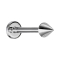 Labret silber mit Cone